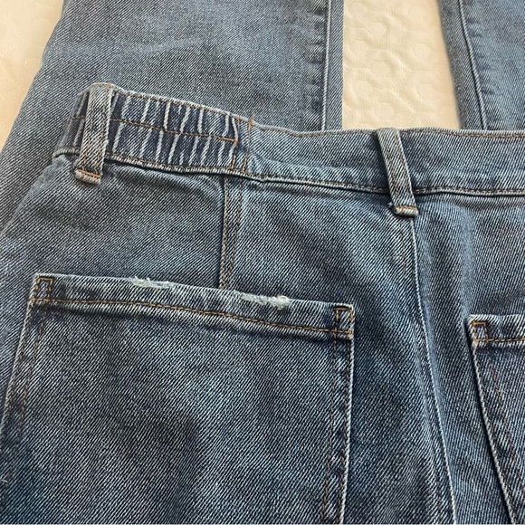 Sincerely Jules High Rise Blue Jeans Women’s 5/27 Distressed Denim Stretch Waist - Picture 7 of 10